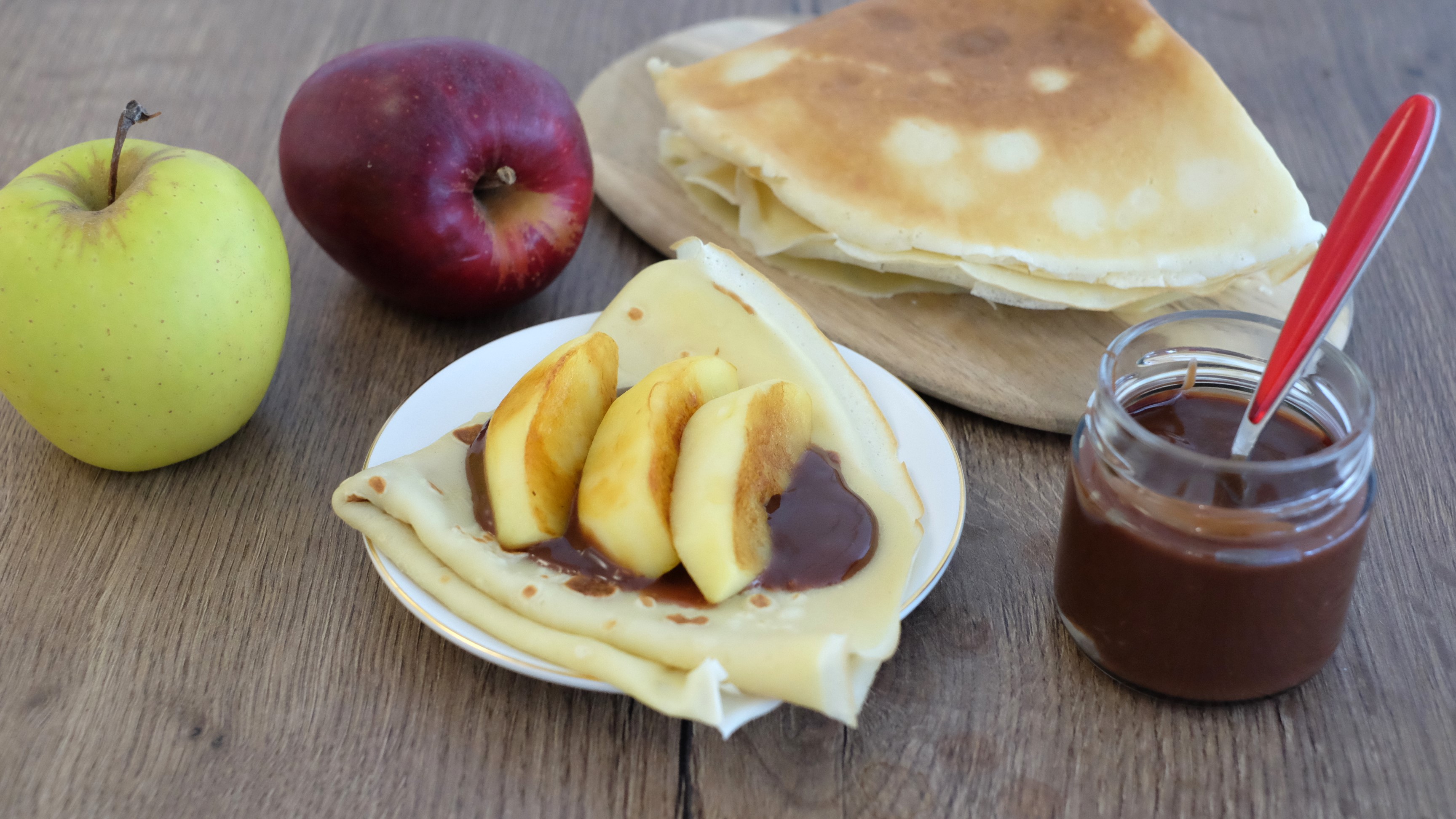 Crepes au lait concentré
