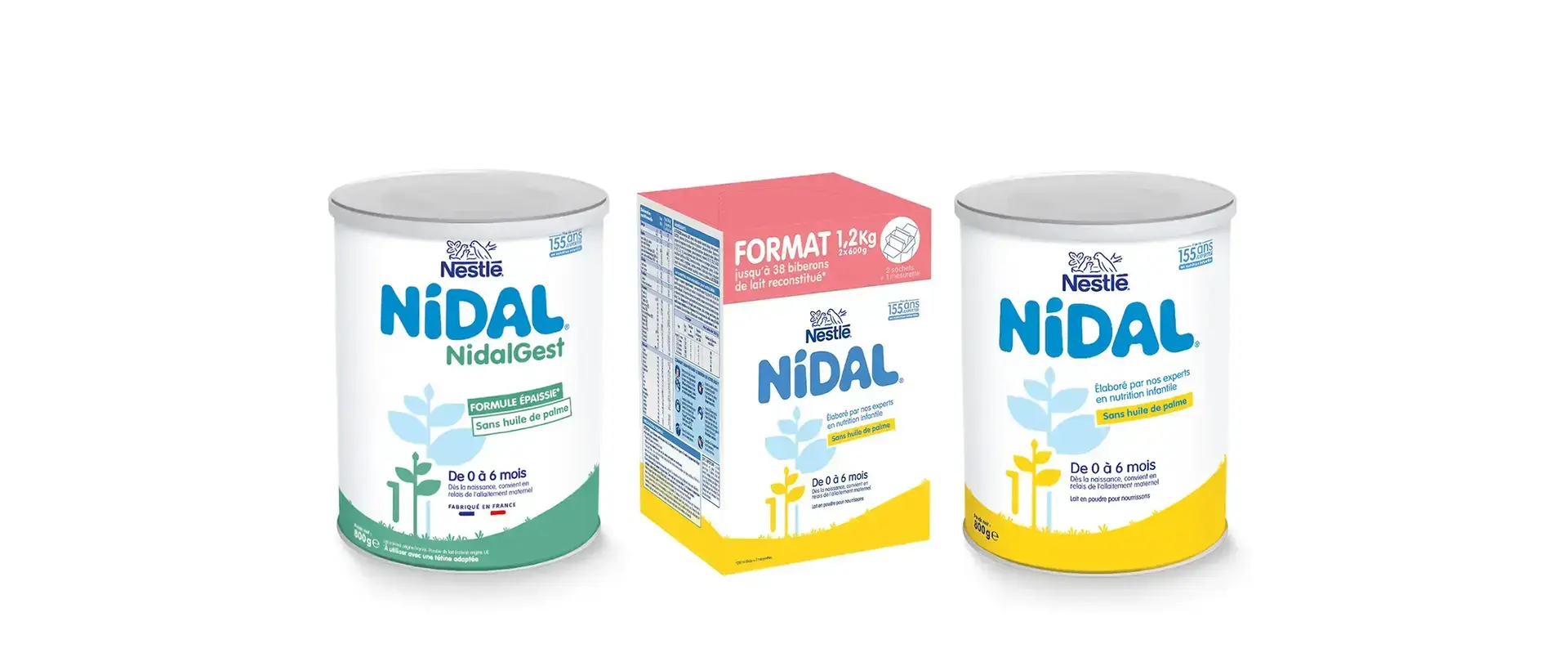 The different products of Nidal.