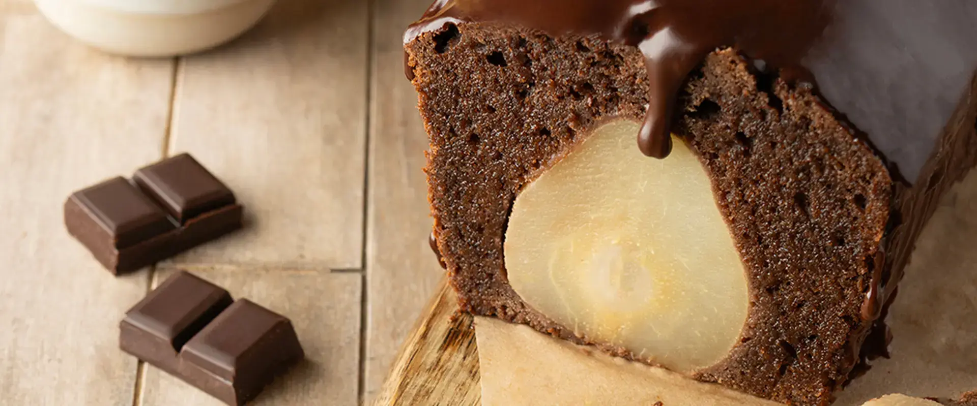 A chocolate dessert