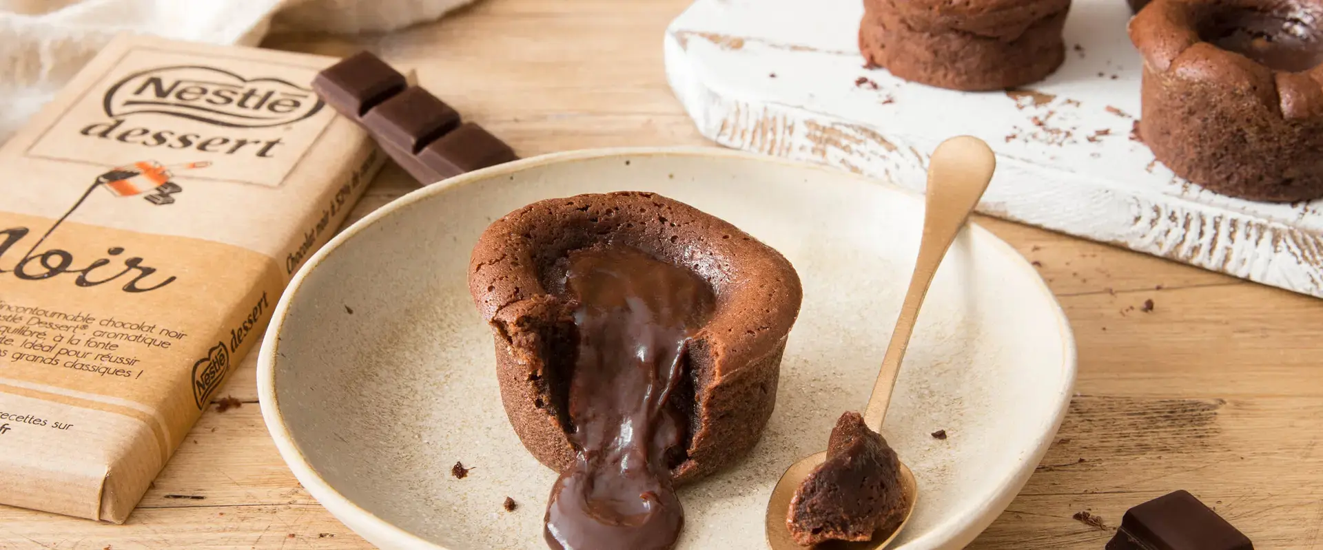 A chocolate coulant
