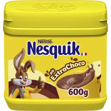 NESQUIK EXTRA CHOCO Plasticbox Tub 12x600g FR