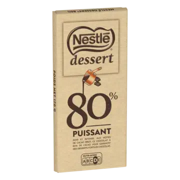 DESSERT Dark Chocolate 80% Box 19x170g FR