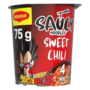 MAGGI Cup Noodle Sweet Chili Dragon Ball Z Cup 8x75g XE