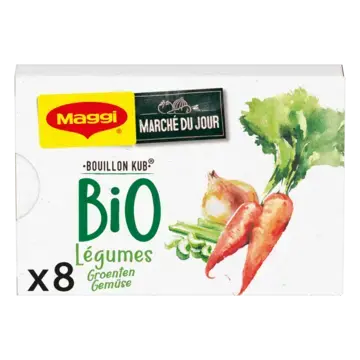 MAGGI Boullion Vegetable Organic Carton 80g FR