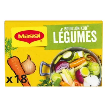 MAGGI Bouillon Vegetable Carton 20x180g FR