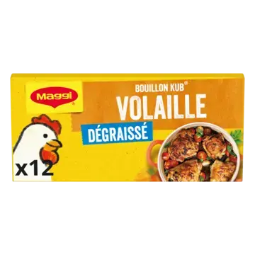 MAGGI Bouillon Poultry Fat Free Carton 20x120g FR