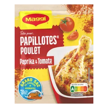 MAGGI Papillotes Chicken Paprika Tomato Sachet 16x28g FR