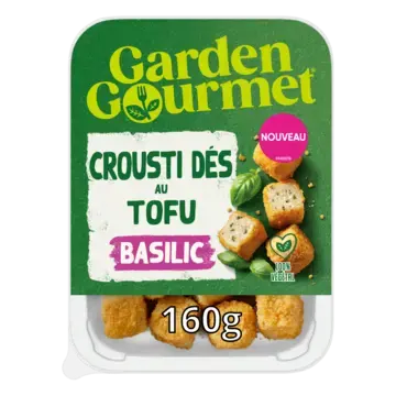 GARDEN GOURMET Tofu Crunchy Cubes Peel Pack 48x160g FR