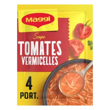 MAGGI SAVEUR A L'ANCIENNE Soup Bouillon Tomato Vermicelles  Sachet 20x70g FR