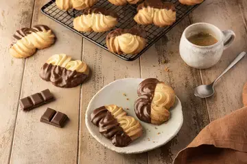 Spritz au chocolat caramel