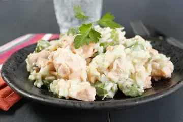 Risotto au saumon et asperges Cookeo