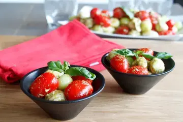 Salade tomates mozzarella