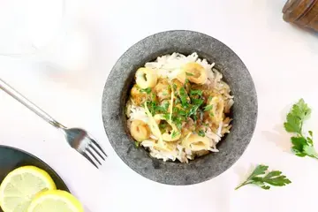 Fruits de mer riz