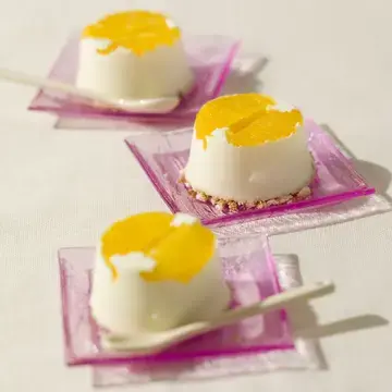 Bavarois orange chocolat blanc