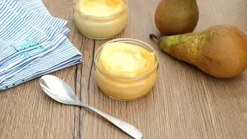 Flan poire amandes