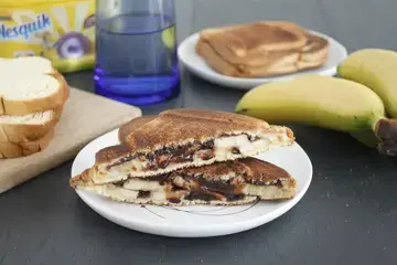 Croque banane Nesquik