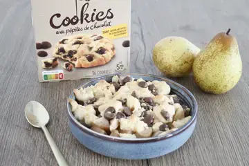 Crumble de poire au chocolat avec PPG Cookies