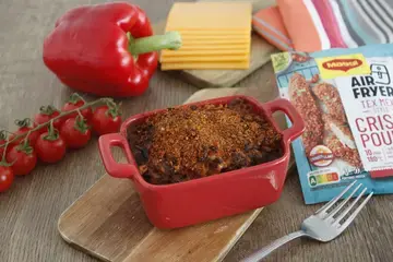 Gratin façon chili con carne au air fryer