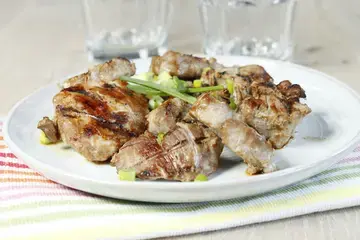 Filet mignon au miel, gingembre et Arome