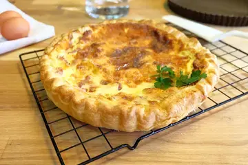 Quiche Lorraine sans lait