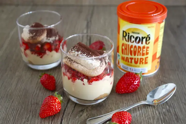 Tiramisu fraise Ricoré