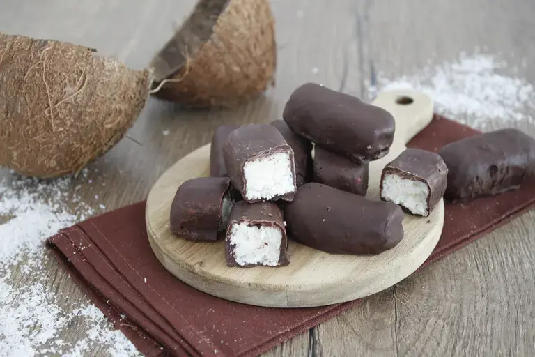 Mini bouchées choco coco