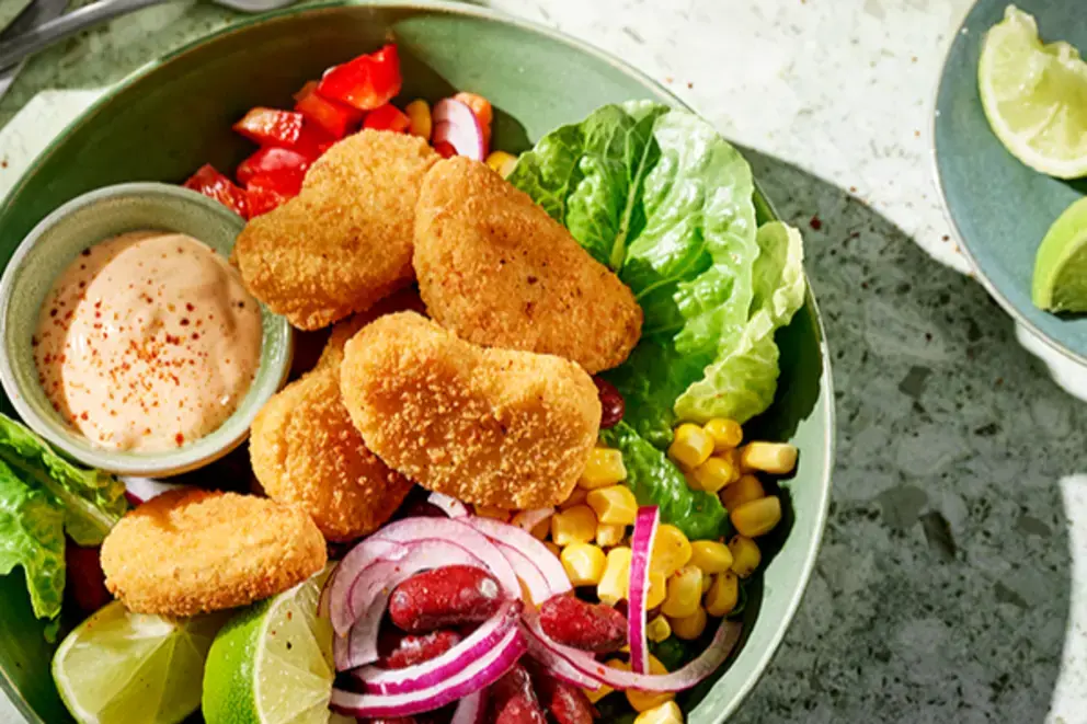 Nuggets salad Garden Gourmet