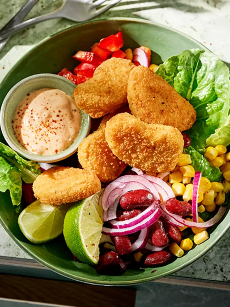 Nuggets salad Garden Gourmet