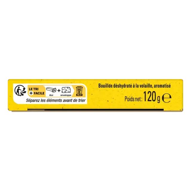 MAGGI Bouillon Poultry Low Salt Carton 20x120g FR