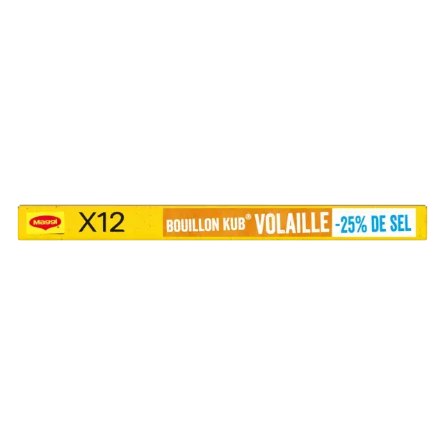 MAGGI Bouillon Poultry Low Salt Carton 20x120g FR