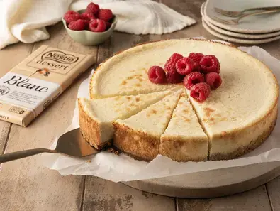 Cheesecake chocolat blanc
