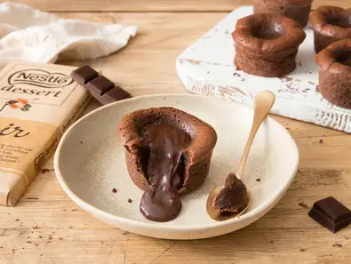 Cœur coulant chocolat Noir