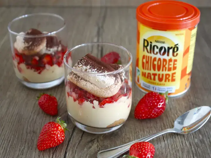 Tiramisu fraise Ricoré