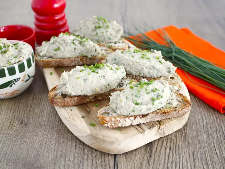 Rillettes de sardine ricotta au Kub or