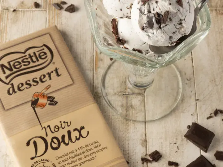 Glace stracciatella