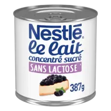 NESTLE® Lait Concentré Sucré Sans Lactose à pâtisser boîte 387g