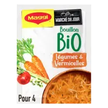 MAGGI BIO Bouillon Légumes Vermicelles - Sachet de 60g