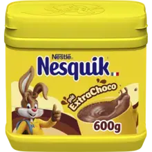 NESQUIK Gout EXTRA CHOCO Poudre Cacaotée boîte 600g