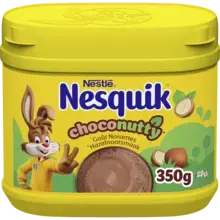 NESQUIK Choco Nutty goût Choco Noisette Poudre Cacaotée 350g