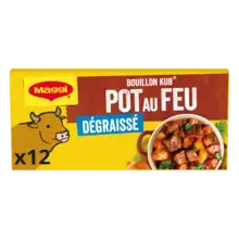 NESTLE MAGGI KUB Bouillon Pot-au-feu Dégraissé 120g - 12 tablettes