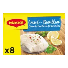 MAGGI Court Bouillon Citron et Fines Herbes 8 tablettes, 90g