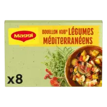 NESTLE MAGGI KUB Bouillon Légumes Méditérranéens 80g - 8 tablettes