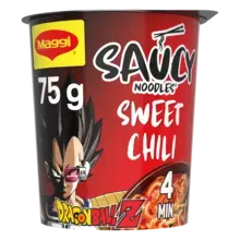 MAGGI® Nouilles instantanées sauce Sweet Chili 75g Edition limitée dragon ball Z