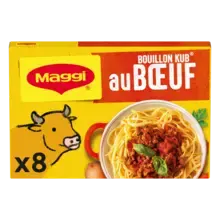 NESTLE MAGGI KUB Bouillon de Bœuf 80g - 8 tablettes