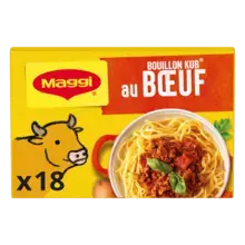 NESTLE MAGGI KUB Bouillon de Bœuf 180g - 18 tablettes