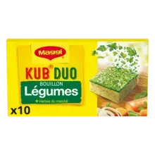 MAGGI Bouillon Duo Légumes 105g