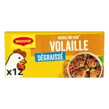 NESTLE MAGGI KUB Bouillon de Volaille Dégraissé 120g - 12 tablettes