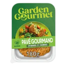 GARDEN GOURMET Pavé Gourmand Epinards et Fromage 180g