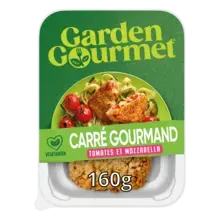 GARDEN GOURMET Carré gourmand Tomates et mozzarella 160g