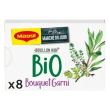 NESTLE MAGGI KUB Bouillon Bio Bouquet Garni 80g - 8 tablettes